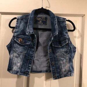 Denim vest